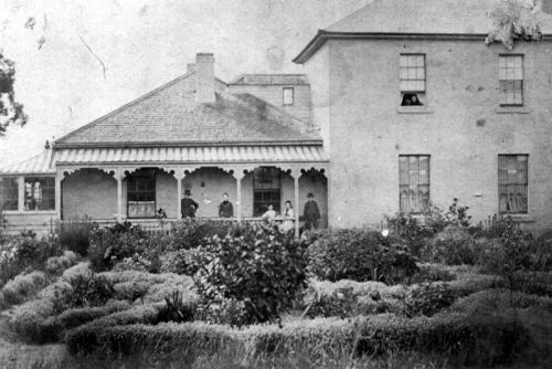 Rear view of cooley's Hotel